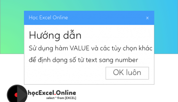 Sử dụng hàm VALUE để chuyển text thành số trong excel cực dễ – Thủ thuật Excel